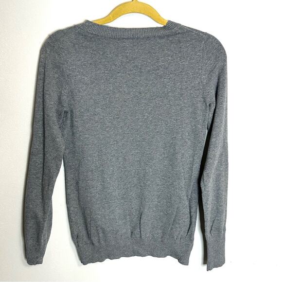 Express Small Studded Pullover Casual Sweater Gray Silver Womens Small - Picture 3 of 6